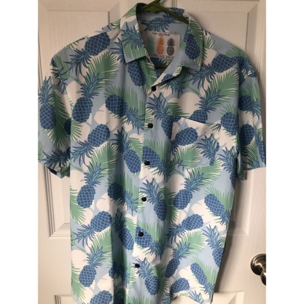 Men's golf‎ shirt TROPICAL BROS  size Medium